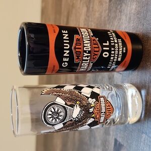 Set of Harley-Davidson shot glasses